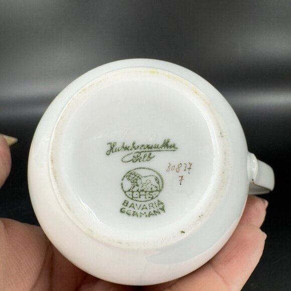 Hutschenreuther Selb LHS Bavaria Germany Porcelain Painted Small Pitcher Creamer - Picture 11 of 15